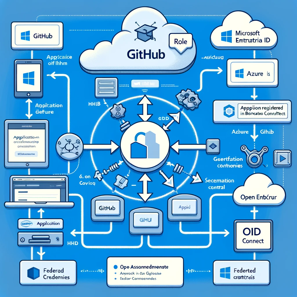 GitHub Federated integration: Azure Key Vault & ACR- Example